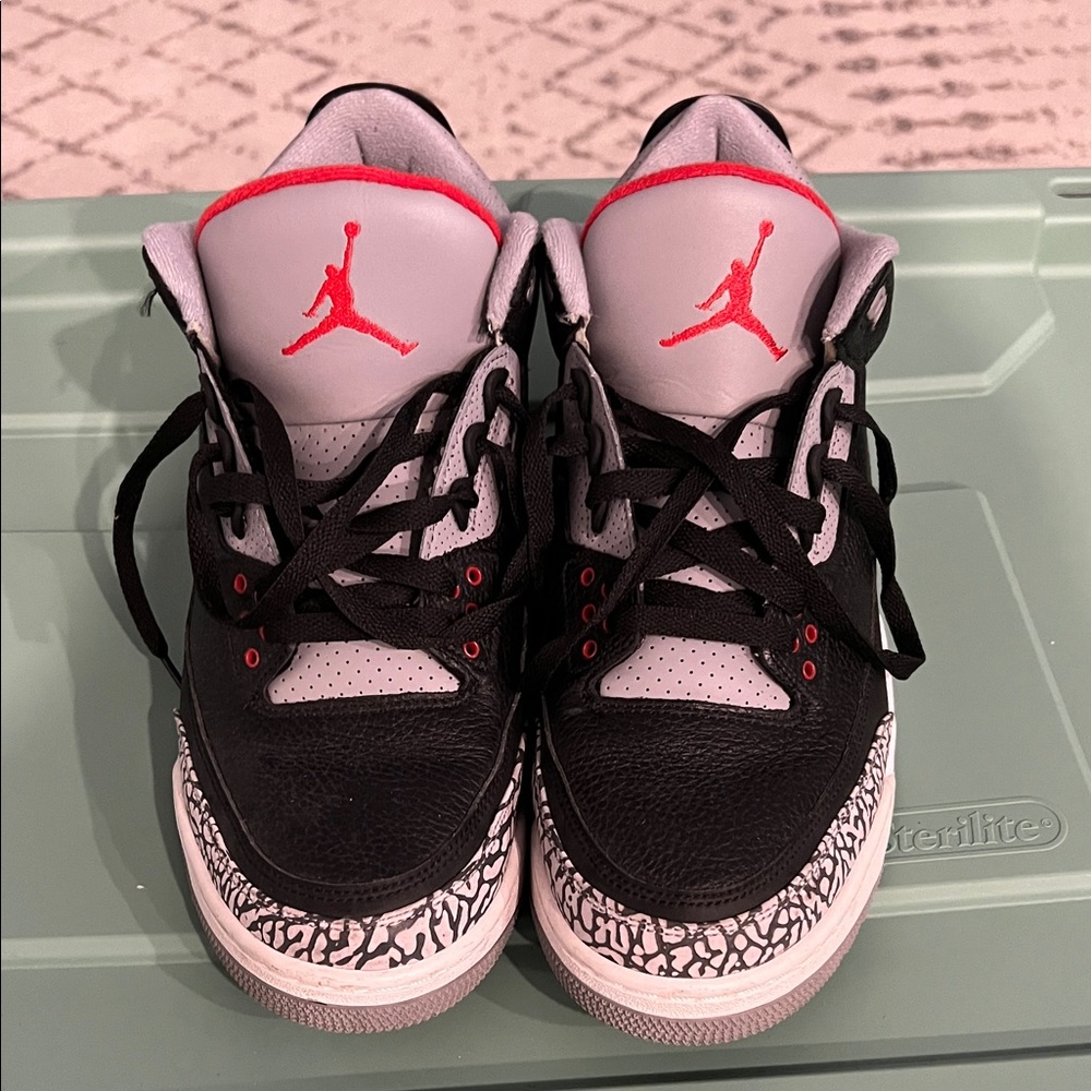 Jordan 3s Black Cement Sneakers